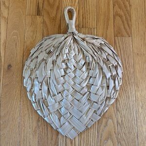 Vintage Wicker Rattan‎ Fan Boho Decor